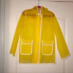 Hunter Yellow See-Through Raincoat